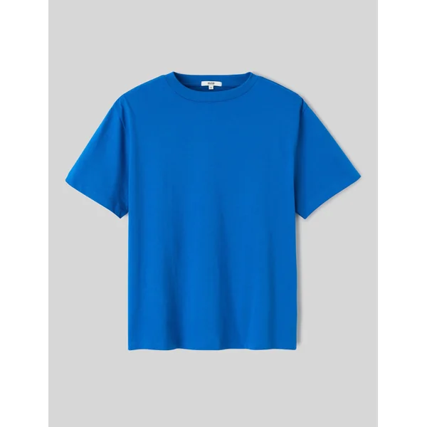 T-shirt basique uni Bleu foncé