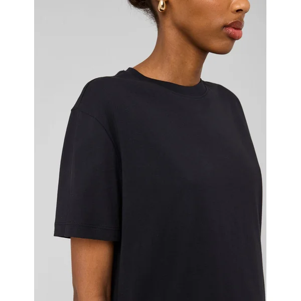 T-shirt basique uni Noir