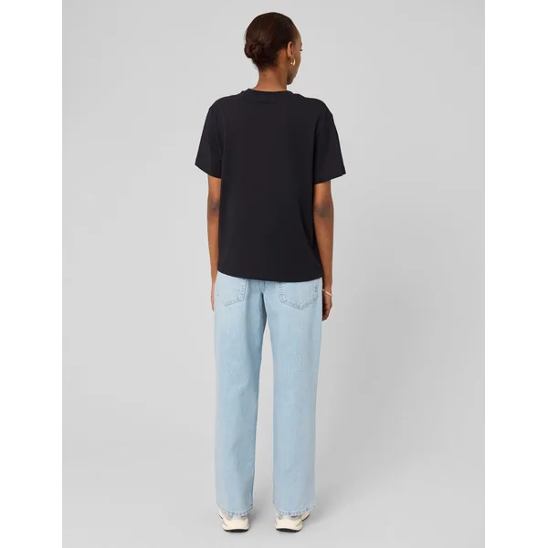 T-shirt basique uni Noir