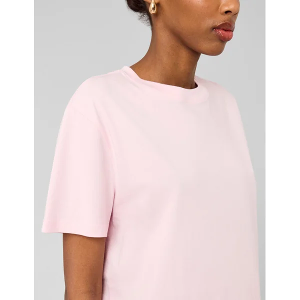 T-shirt basique uni Rose pâle