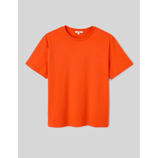 T-shirt basique uni Rouge