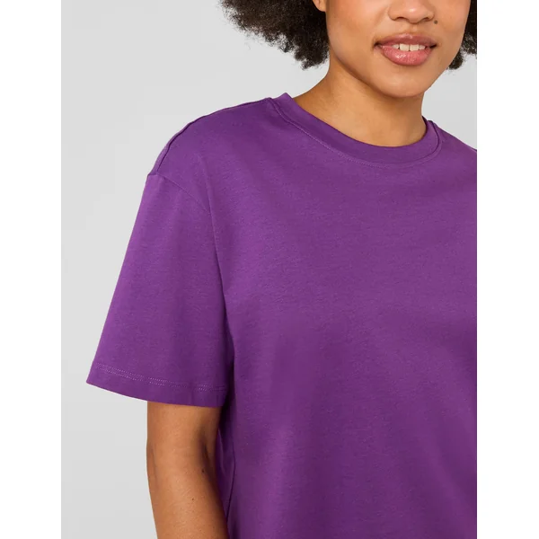 T-shirt basique uni Violet