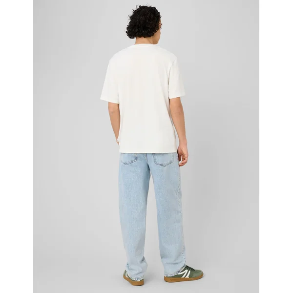 T-shirt broderie poitrine Blanc