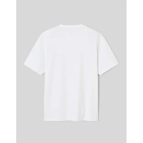 T-shirt broderie poitrine Blanc