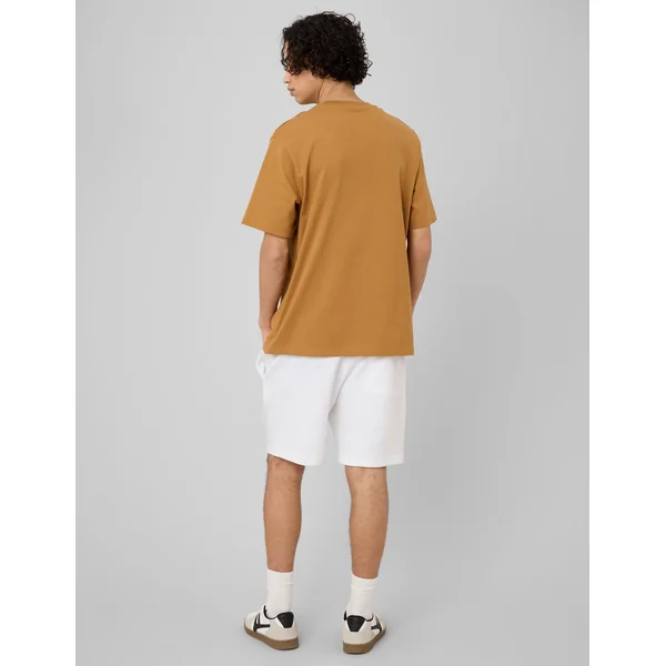T-shirt broderie poitrine Caramel