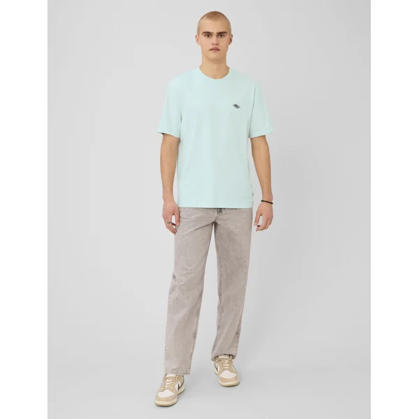 T-shirt broderie poitrine Menthe