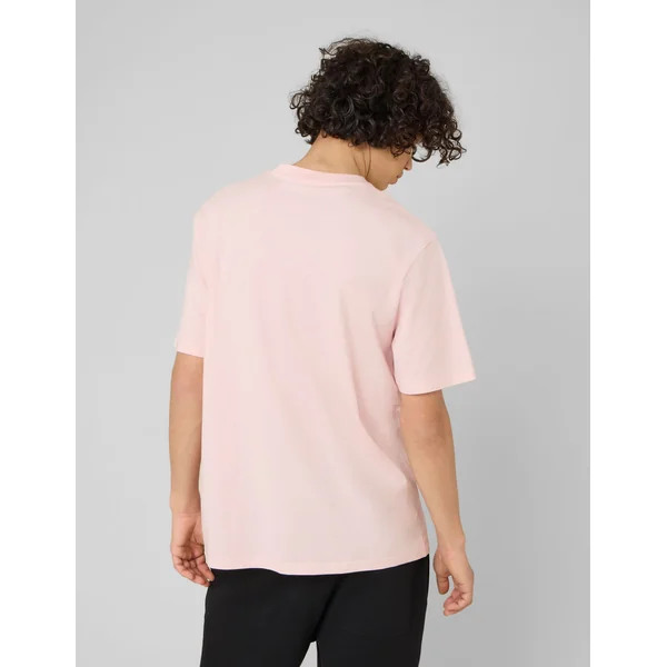 T-shirt broderie poitrine Rose