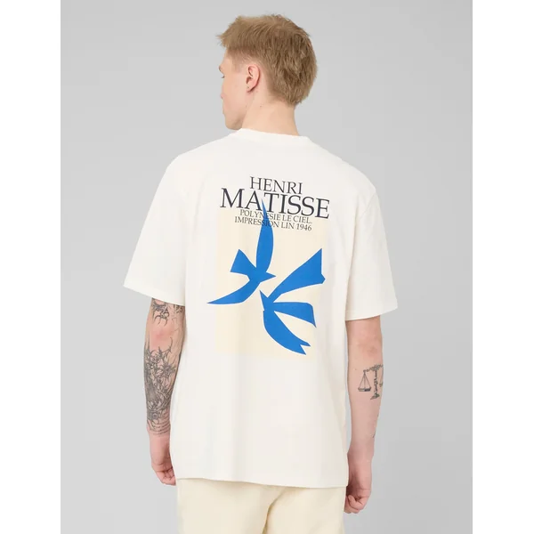 T-shirt collab ART COLLECTION Blanc écru