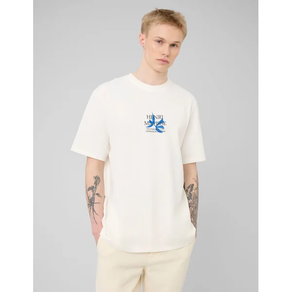 T-shirt collab ART COLLECTION Blanc écru