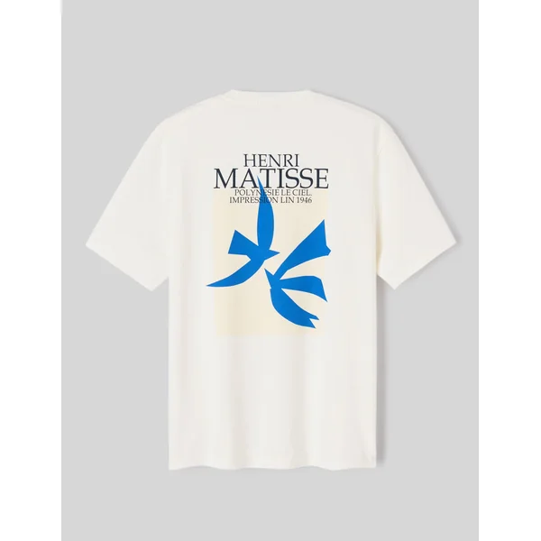 T-shirt collab ART COLLECTION Blanc écru