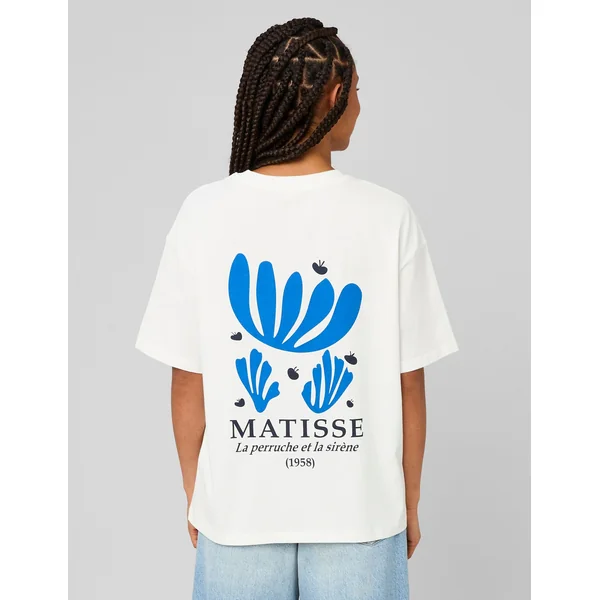 T-Shirt collab ART COLLECTION Blanc écru
