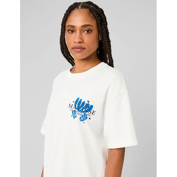 T-Shirt collab ART COLLECTION Blanc écru
