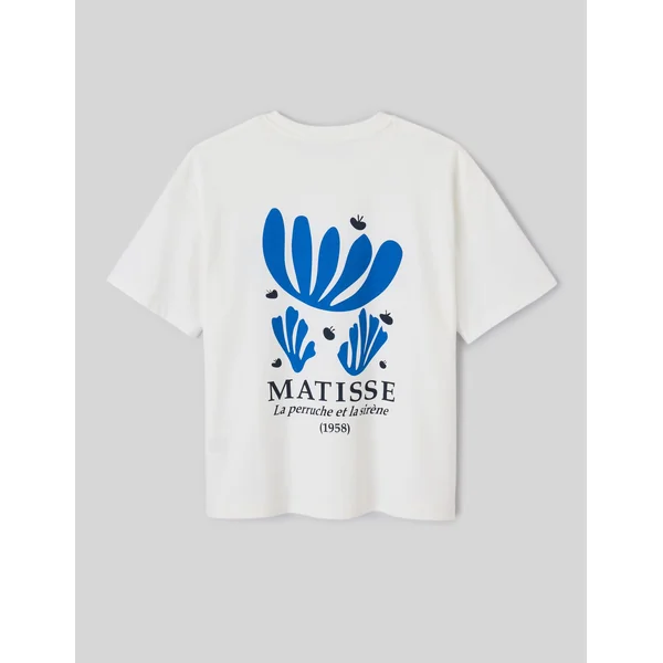 T-Shirt collab ART COLLECTION Blanc écru