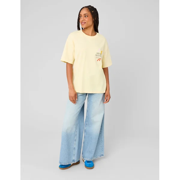 T-Shirt collab ART COLLECTION JAUNE PASTEL