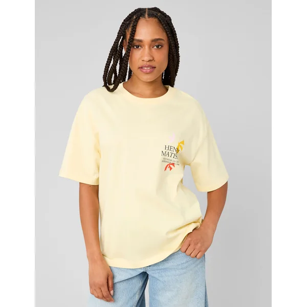 T-Shirt collab ART COLLECTION JAUNE PASTEL