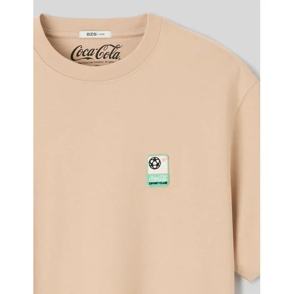 T-shirt collab Coca-Cola Beige