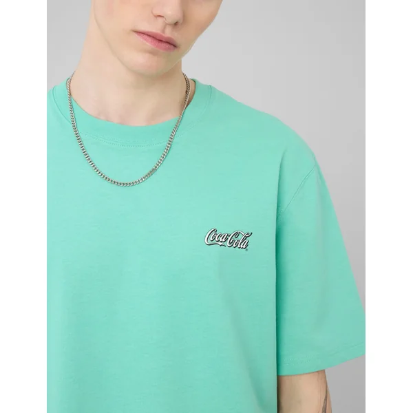 T-shirt collab Coca-Cola Vert d'eau