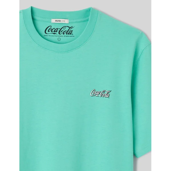 T-shirt collab Coca-Cola Vert d'eau