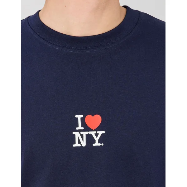 T-shirt collab I LOVE NY Bleu foncé