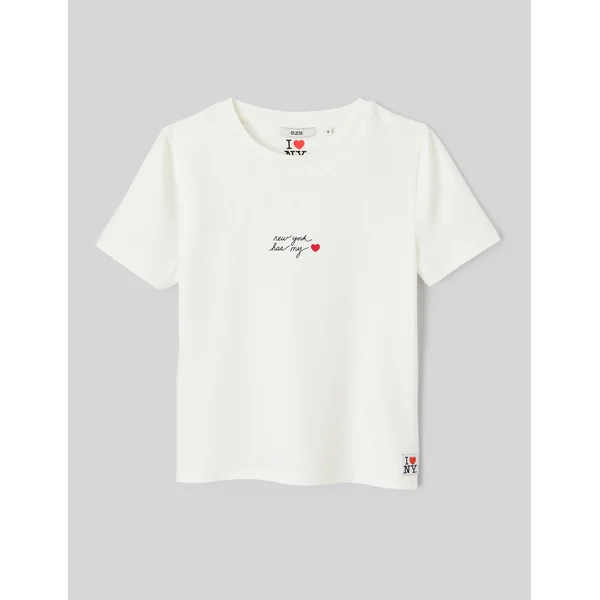 T-shirt collab I love NY imprimé devant Blanc écru