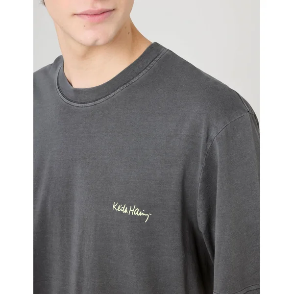 T-shirt collab Keith Haring Gris foncé