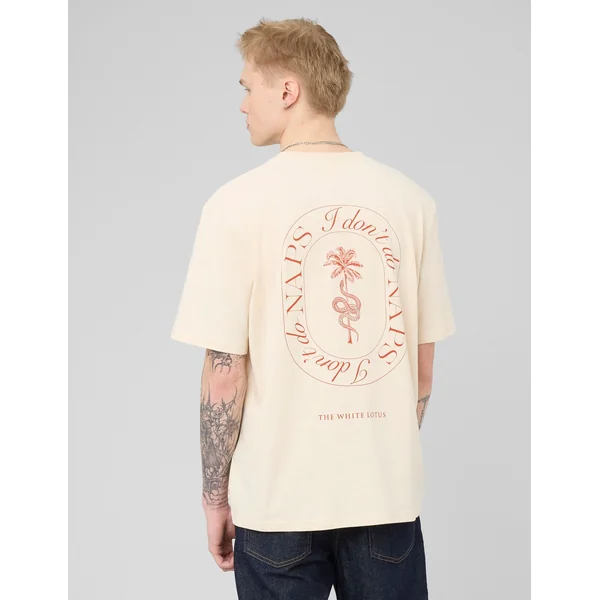 T-shirt collab White Lotus Naturel
