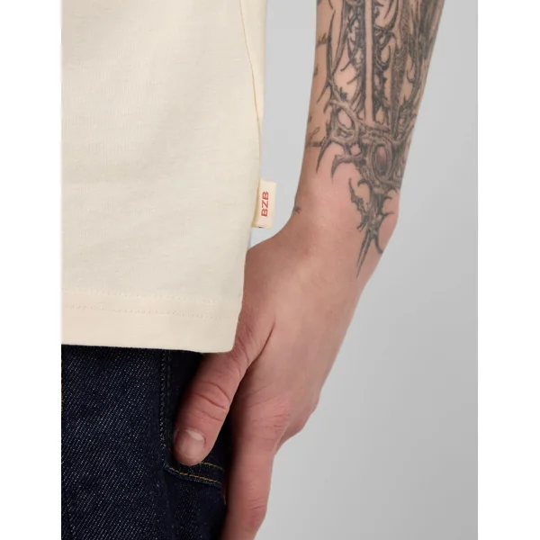 T-shirt collab White Lotus Naturel