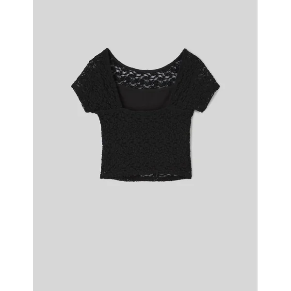 T-shirt dos nu Noir