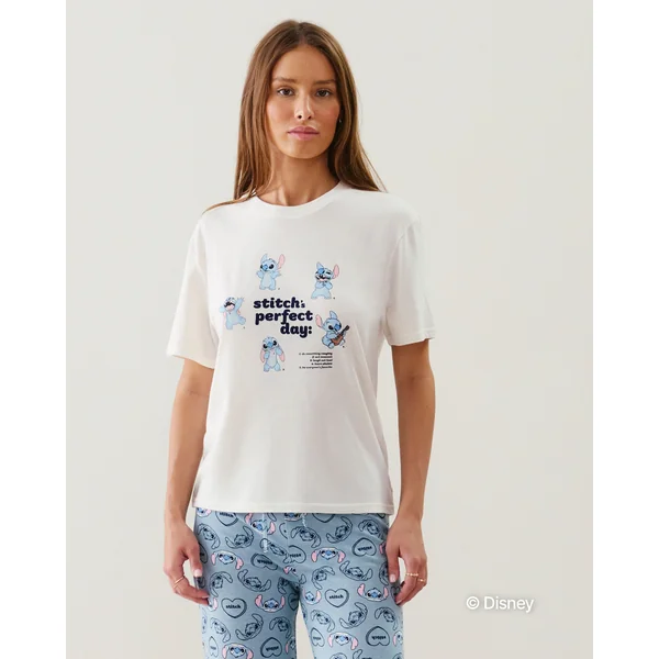 T-shirt en jersey Stitch