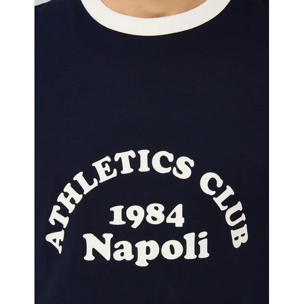 T-shirt imprimé Bleu foncé