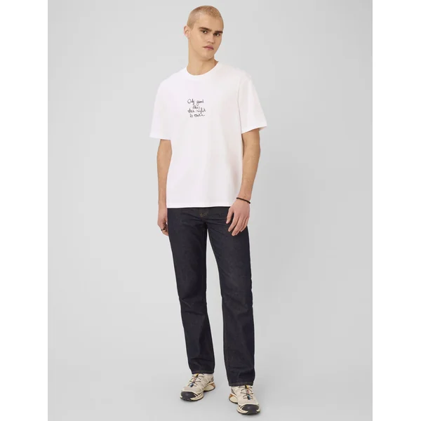 T-shirt imprimé devant Blanc