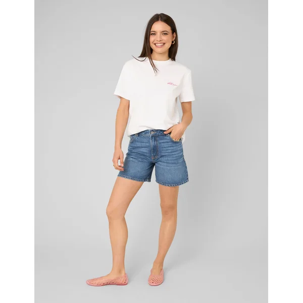 T-shirt imprimé devant/ dos Blanc