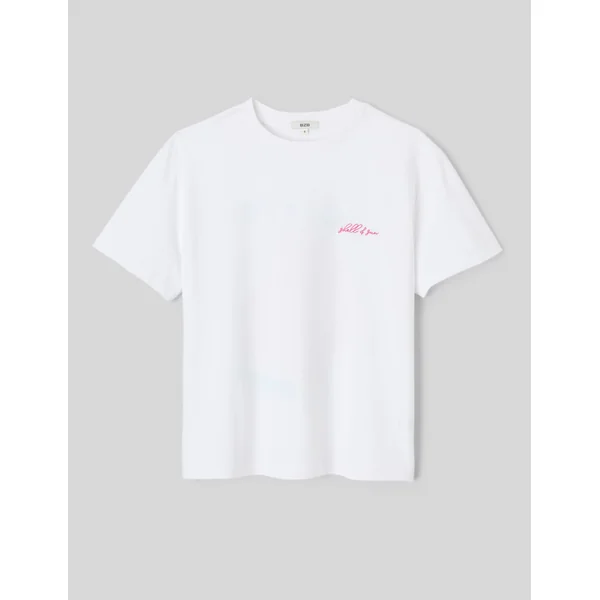 T-shirt imprimé devant/ dos Blanc