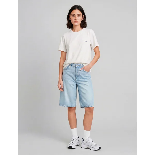 T-shirt imprimé devant/ dos Blanc écru
