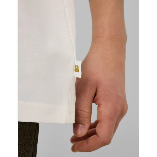 T-shirt imprimé devant dos Blanc écru