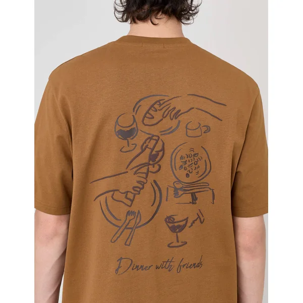 T-shirt imprimé devant dos Camel