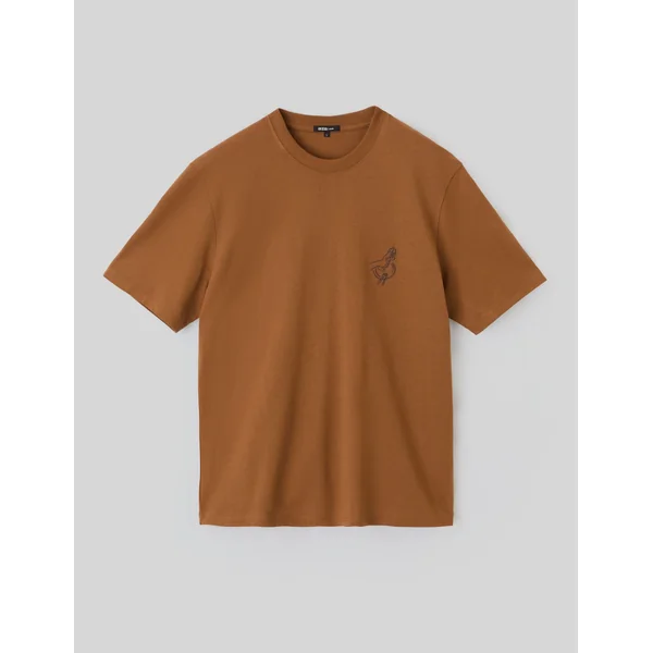 T-shirt imprimé devant dos Camel
