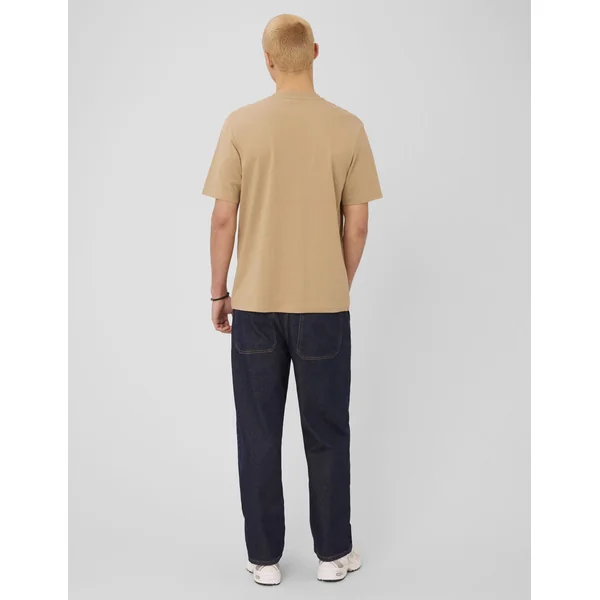 T-shirt imprimé devant Marron