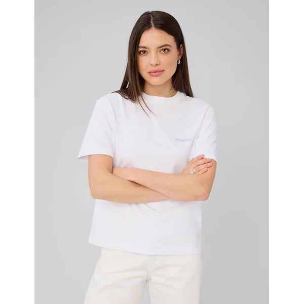 T-shirt imprimé devant/dos Blanc
