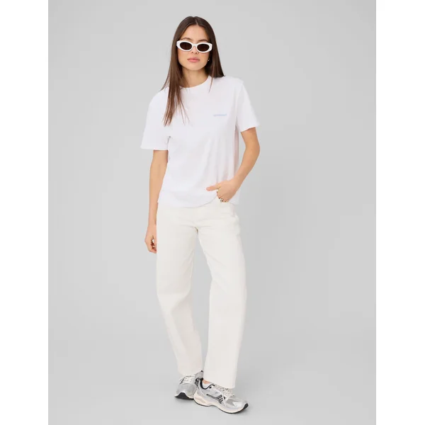 T-shirt imprimé devant/dos Blanc