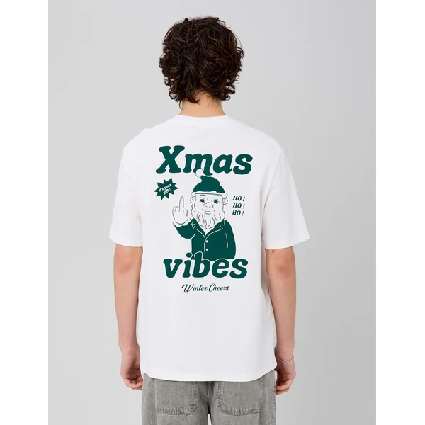 T-shirt imprimé devant/dos Blanc