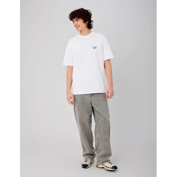 T-shirt imprimé devant/dos Blanc
