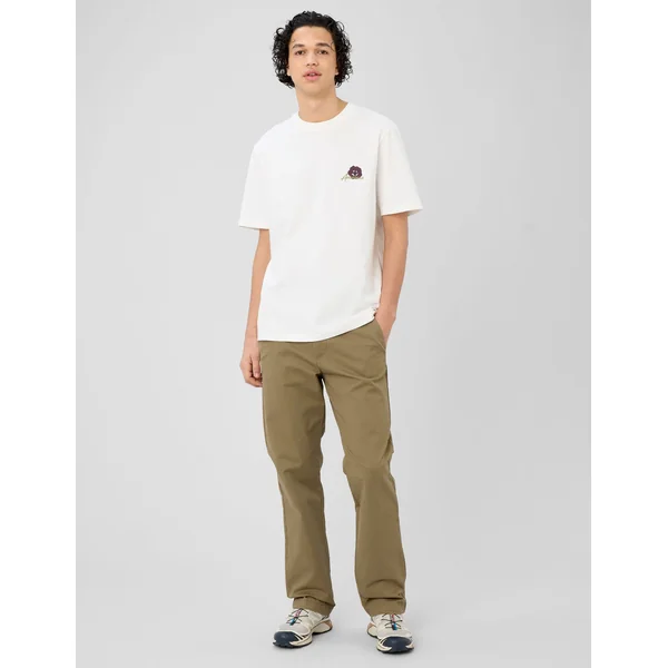 T-shirt imprimé devant/dos Blanc écru