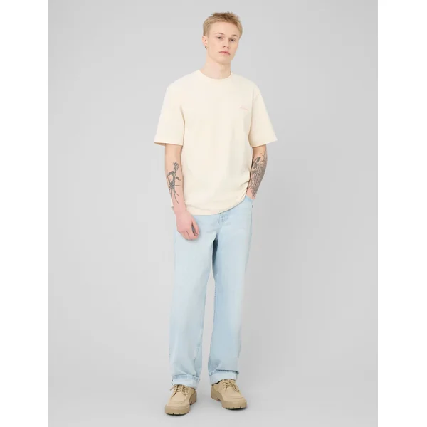 T-shirt imprimé devant/dos Naturel