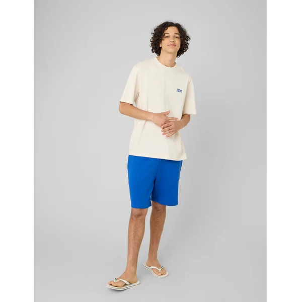 T-shirt imprimé devant/dos Naturel