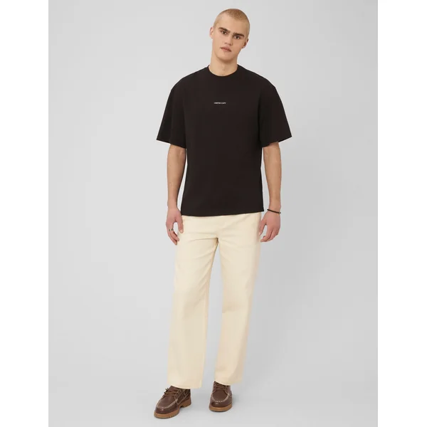 T-shirt imprimé devant/dos Noir