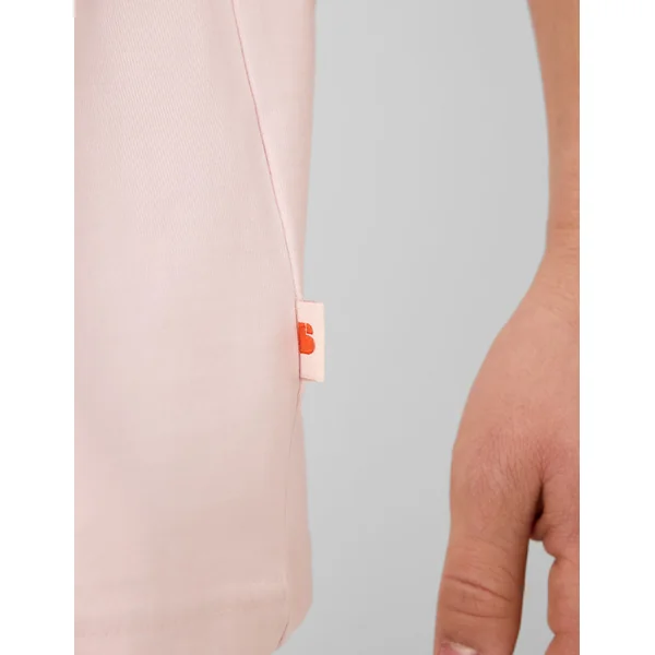 T-shirt imprimé devant/dos Rose pâle