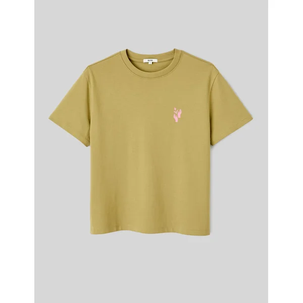 T-shirt imprimé devant/dos Vert clair
