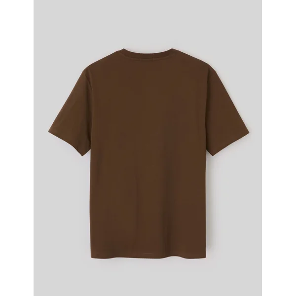 T-shirt imprimé Marron