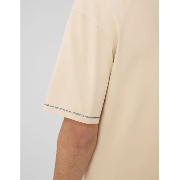 T-shirt imprimé poitrine Blanc cassé